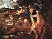 Nicolas Poussin Apollo and Daphne 1625Oil on canvas Norge oil painting reproduction